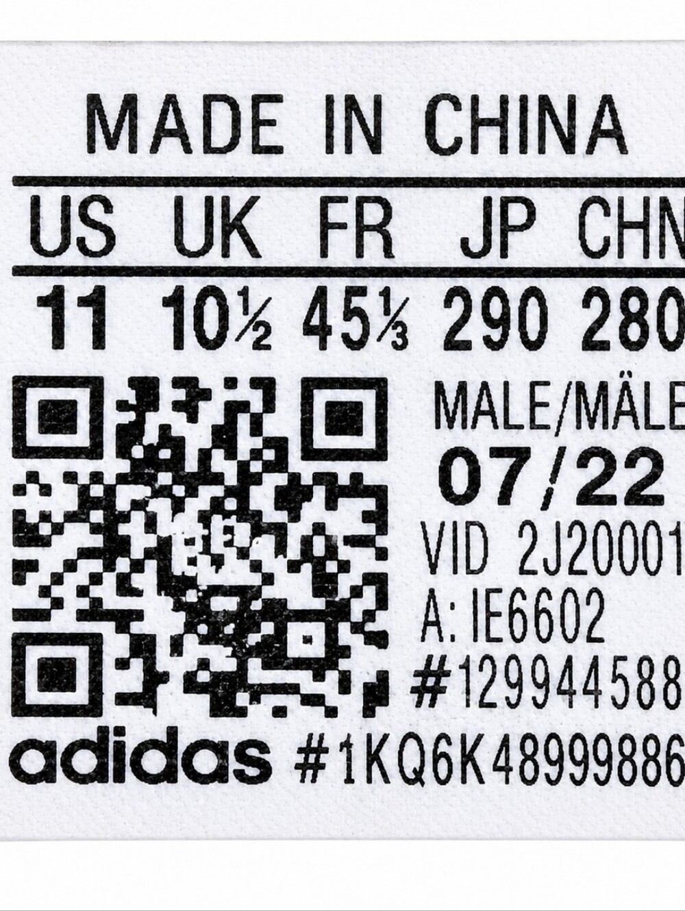Adidas Originals Black Chunky Sneakers Men’s Size 11 Streetwear Shoes - Picture 7 of 7